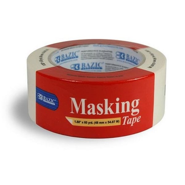 Bazic Products Bazic 956 1.88" X 2160" (60 Yards) General Purpose Masking Tape Case OF 24 956 - main